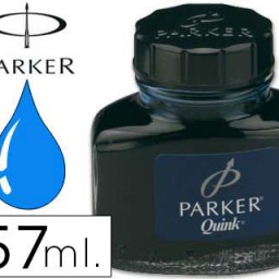 Tinta estilográfica Parker azul real 57ml.